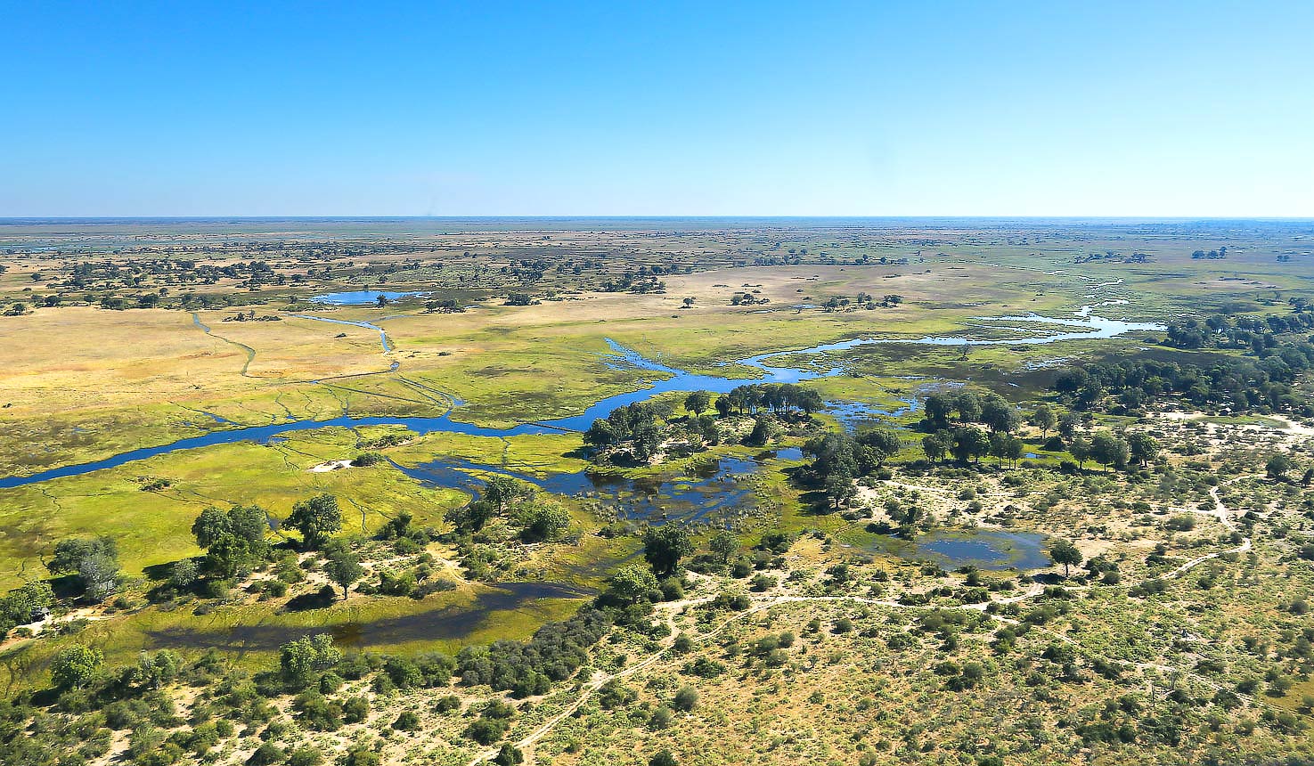 Okavango Delta, Location