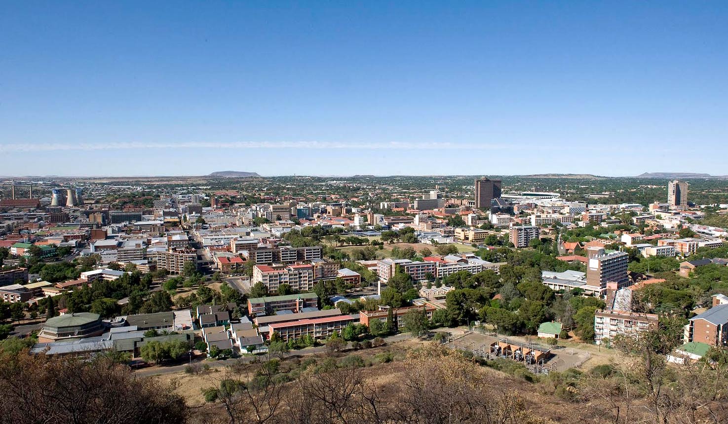 Bloemfontein, Location
