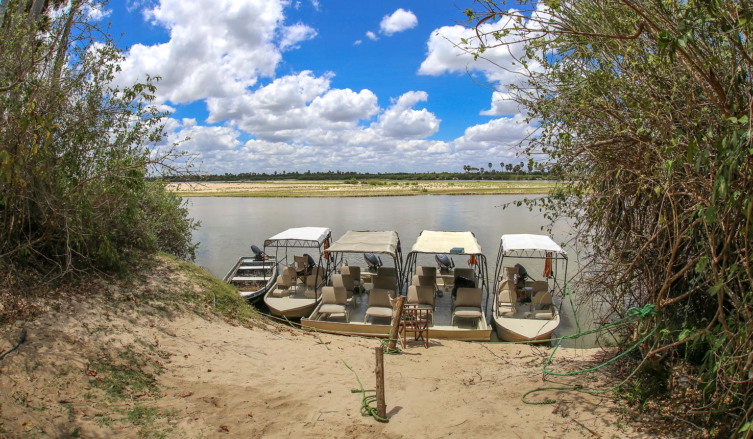 Selous Impala Camp, Motorboat Safari
